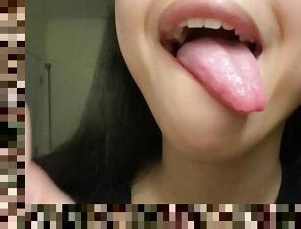 JOI Asian Cum Dumpster Begs For You To Stroke Your Cock And Nut In Her Mouth   Hinasmooth