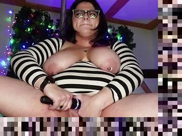 teta-grande, óculos, mamilos, orgasmo, cona-pussy, babes, mulher-madura, bbw, bochechuda, pov