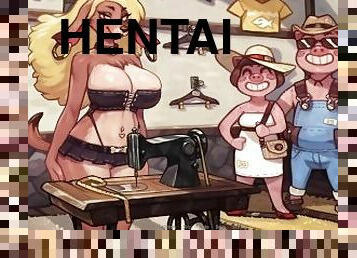 traseiros, teta-grande, masturbação, anal, mulher-madura, mãe, penetração-de-braço, anime, hentai, mamas