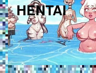 traseiros, teta-grande, masturbação, anal, mulher-madura, mãe, penetração-de-braço, anime, hentai, mamas