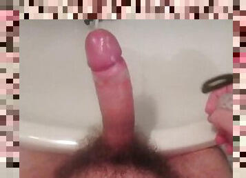 intense cumshot from a hairy cock (male cumshot - tenga egg cumshot)