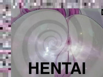 orgasme, sperm, anime, hentai, femidom