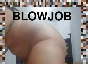 stranger gives me a delicious blowjob in the motel room