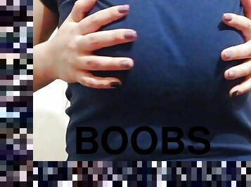 My big boobs in a t-shirt - DepravedMinx