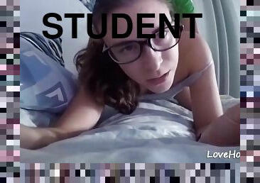Nerdy Teenager Needs A Break From Studying Too Hard - Pov Porn