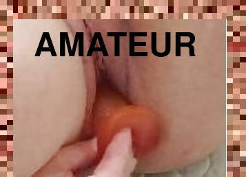 mastubasi, orgasme, vagina-pussy, amatir, mainan, sperma, alat-mainan-seks, sempurna, seorang-diri