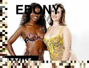 ADULT TIME - Ebony Beauty Ana Foxxx Pleasures PAWG Siri Dahl's Pussy! REAL PASSIONATE LESBIAN SEX!
