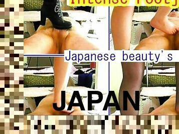Intense Footjob! Trampling on the penis by Japanese beauty's foot!