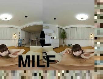 Jav milf big tits riding cream pie vr