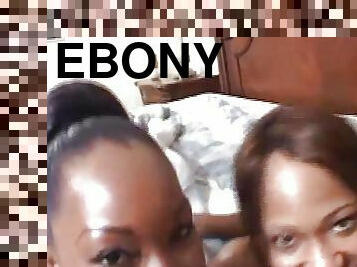 Two Perfect Hot Ebony Sluts for a BBC