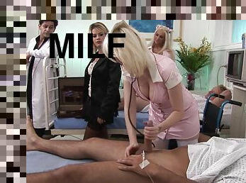 Passionate nurses are having a wild time smashing dicks at the hospital