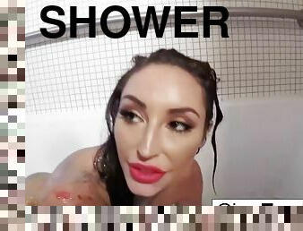 Christiana Cinn - Christiana Glitters Up Her Shower