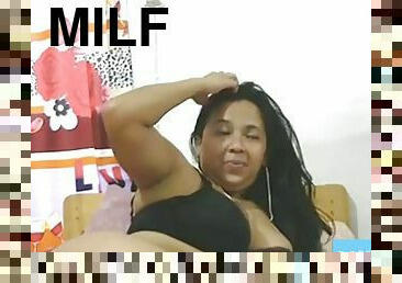 Latin milf asshole on cam