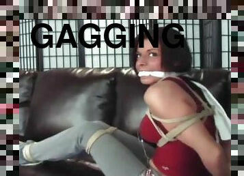 Danielle tied up and gagged