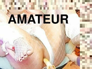 amateur, anal, sale, banane