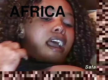 African babes first gangbang orgy