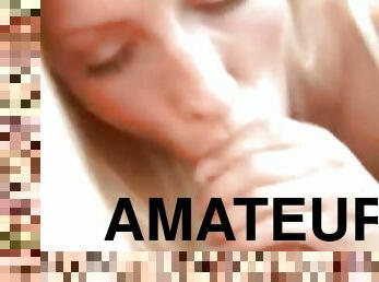 amatör, avsugning, cumshot, milf, avrunkning, sväljer, pov, flickvän, ansiktssprut, sprut