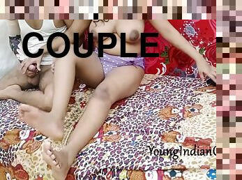 Hot Couple Passionate Real Desi Sex In The Morning