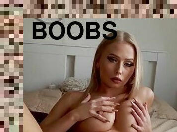 Sexy blonde with big boobs wants to cum fans only