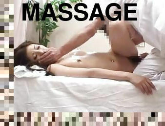 Model massaged to reluctant orgasm