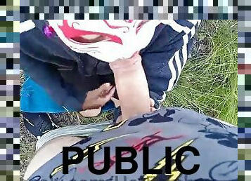 Public cum in the mouth of the first young person you meet for a donation! Hot extreme!
