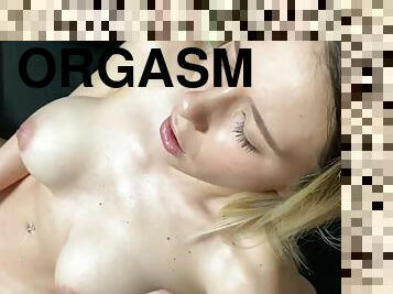 Mutual masturbation with epic cumshot and orgasm
