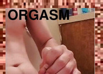 Hard orgasm after a few days of edging