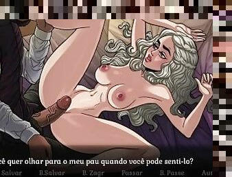 Game of Whores ep 13 Primeira Foda com Daenerys e Roubei sua Calcinha