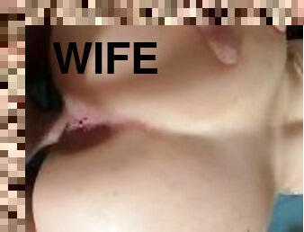 payudara-besar, posisi-seks-doggy-style, isteri, amatir, jenis-pornografi-milf, buatan-rumah, ibu, pasangan, sudut-pandang, berambut-pirang