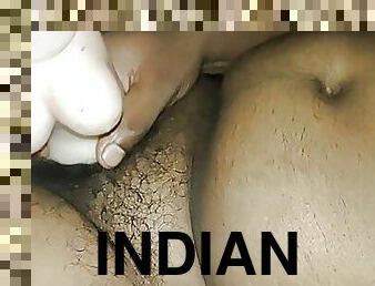 Indian Village Boy bought new Toy Pussy and masturbating him self