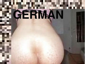 German Femboy loves Big Dildo in his Ass