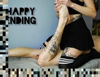 Happy Ending Massage from Sexy Goth Girl