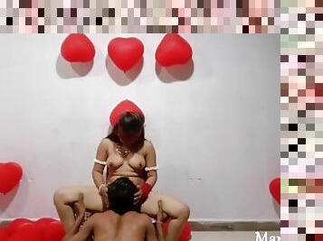 Indian Valentine Day Hardcore Sex With Cum On Big Ass
