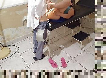 Homemade Porn Checks His Patient He Gets Excited And Makes Her Fall In Love So He Can Fuck Her