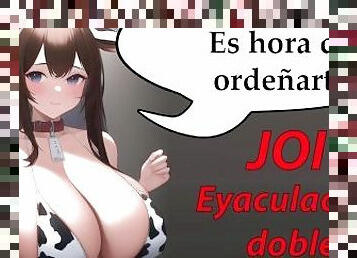 JOI hentai correte 2 veces. Es hora de ordeñarte.