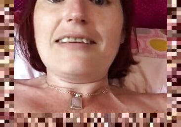 POV Mature redhead handjob in the natural unedited way you like