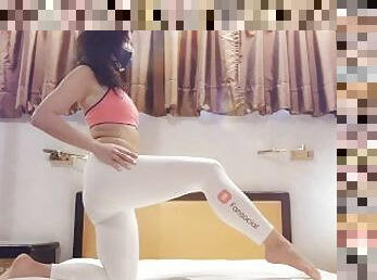 Big ass Asian femdom in yoga pants ??? ??? ?? ?s  ?? ( full clip ??? servingmissjessica. com
