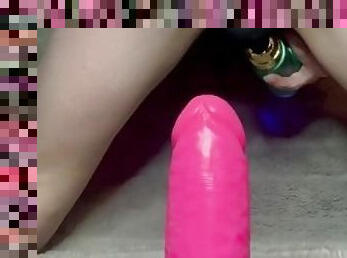 Girl and her vibrator