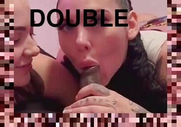 BBC double blowjob with two hot teens. I found them on meetxx.com