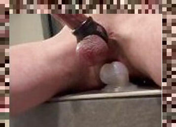 bading, squirt, amatør, anal, cum, kinky, dildo, dusj, alene, melk