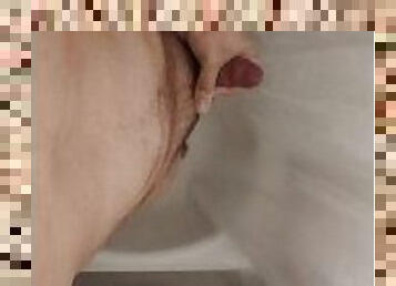 Cum shot in shower in Argentina