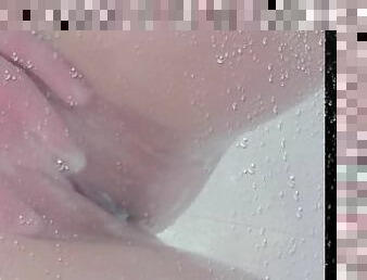 Fingering in the Shower, feeling myself, WET PUSSY for U -PeachyPearlXXX