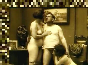 Vintage 1920s real old+young group sex 1920s retro