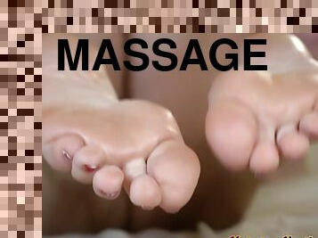 Massage My Feet And Masturbate At Same Time