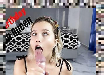 amatör, brudar, avsugning, tonåring, deepthroat, pov, ansiktssprut, sprut, blond, kinky