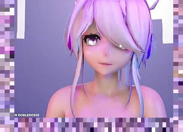 MMD R18 Haku - Wiggle Wiggle