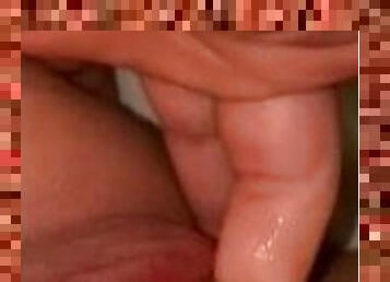 Pussy play… teasing with just one finger… very tight and wet ????????