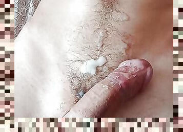  After work masturbation. Solo cumshot. Close up. 