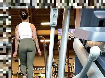 Gym Candid Big Booty Latina