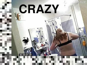Crazy peeper on hidden camera porn video